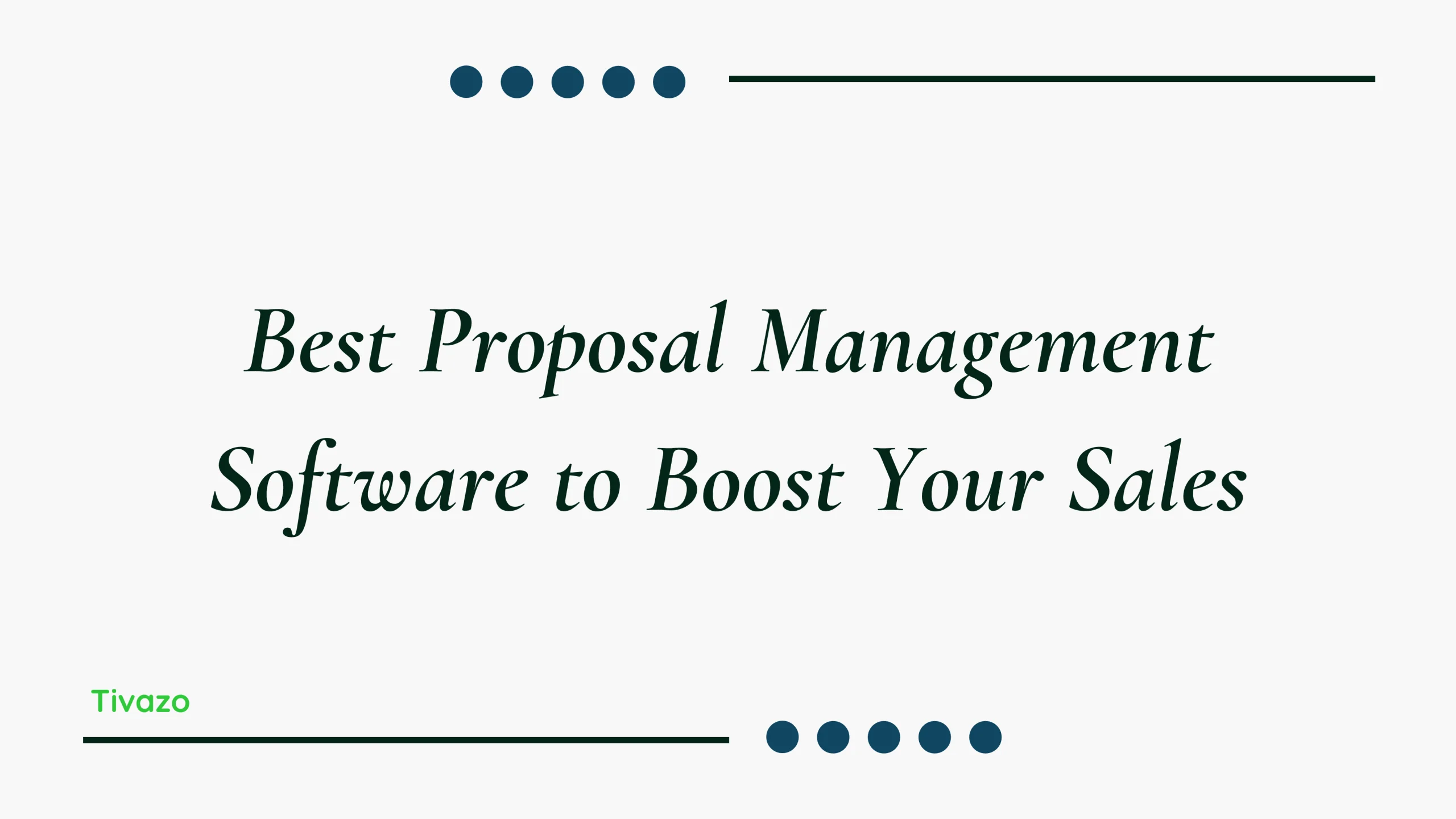 You are currently viewing 8 Best Proposal Management Software to Boost Your Sales