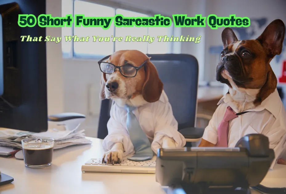 You are currently viewing 50 Short Funny Sarcastic Work Quotes That Say What You’re Really Thinking
