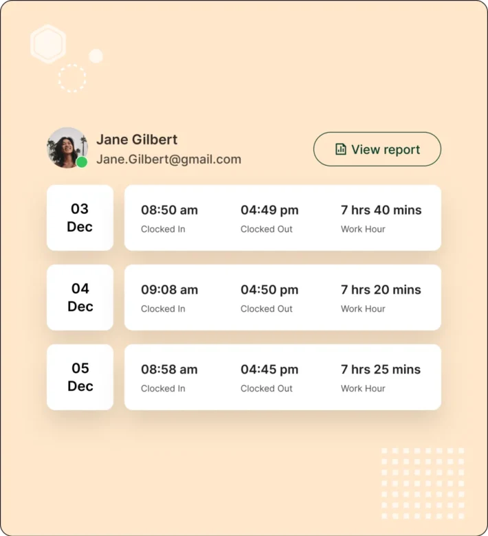 Create comprehensive Monthly, Weekly, and Custom reports with minimal effort.